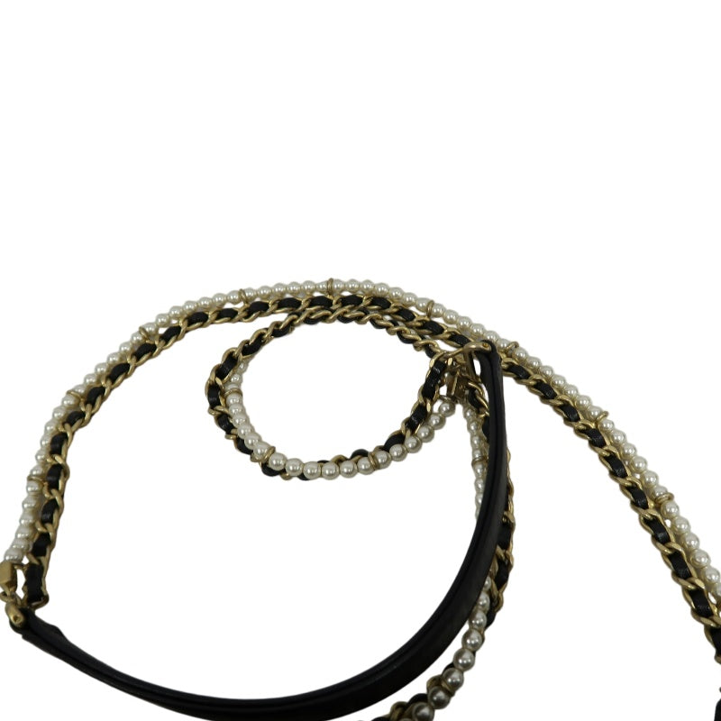 CHANEL Classic Flap CF Lambskin Shoulder Bag Black Gold-Tone Hardware