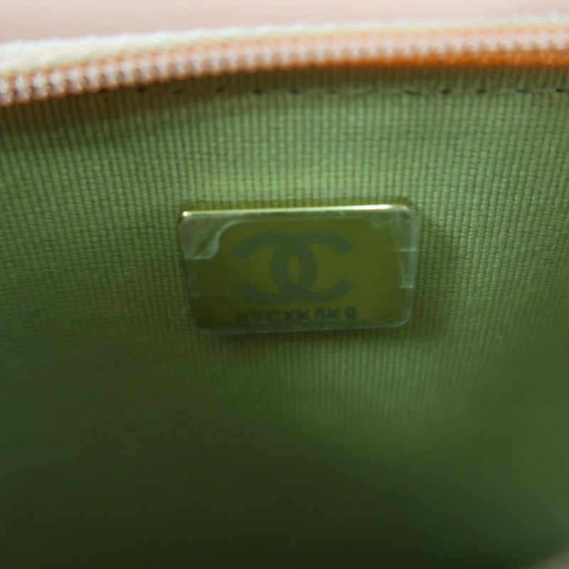 CHANEL Matelassé Lambskin Shoulder Bag Pink Gold-Tone Hardware Ball Clasp