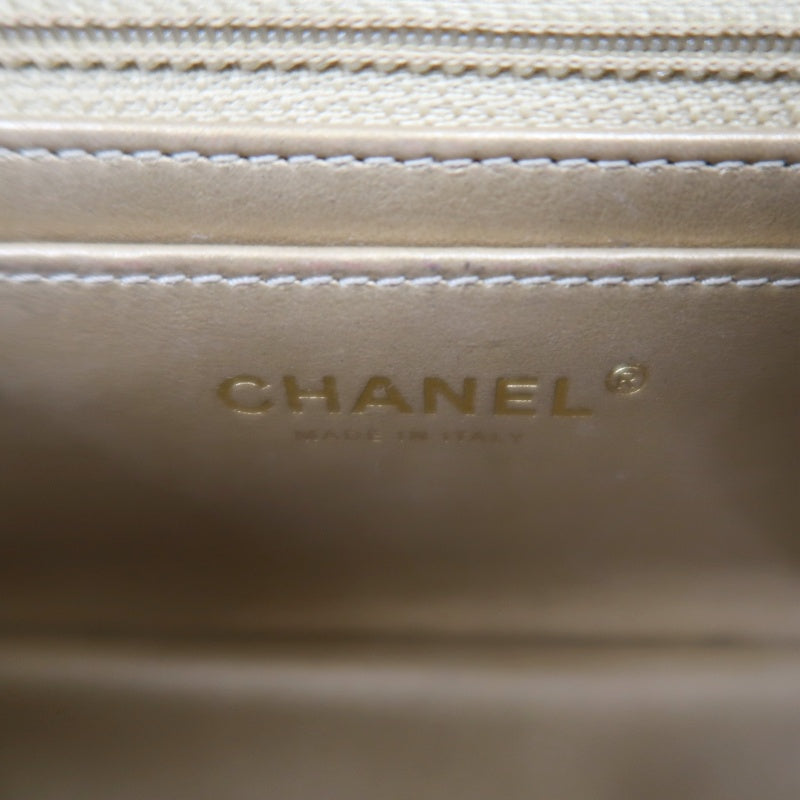 CHANEL Classic Flap CF Lambskin Shoulder Bag Black Gold-Tone Hardware Ball Clasp