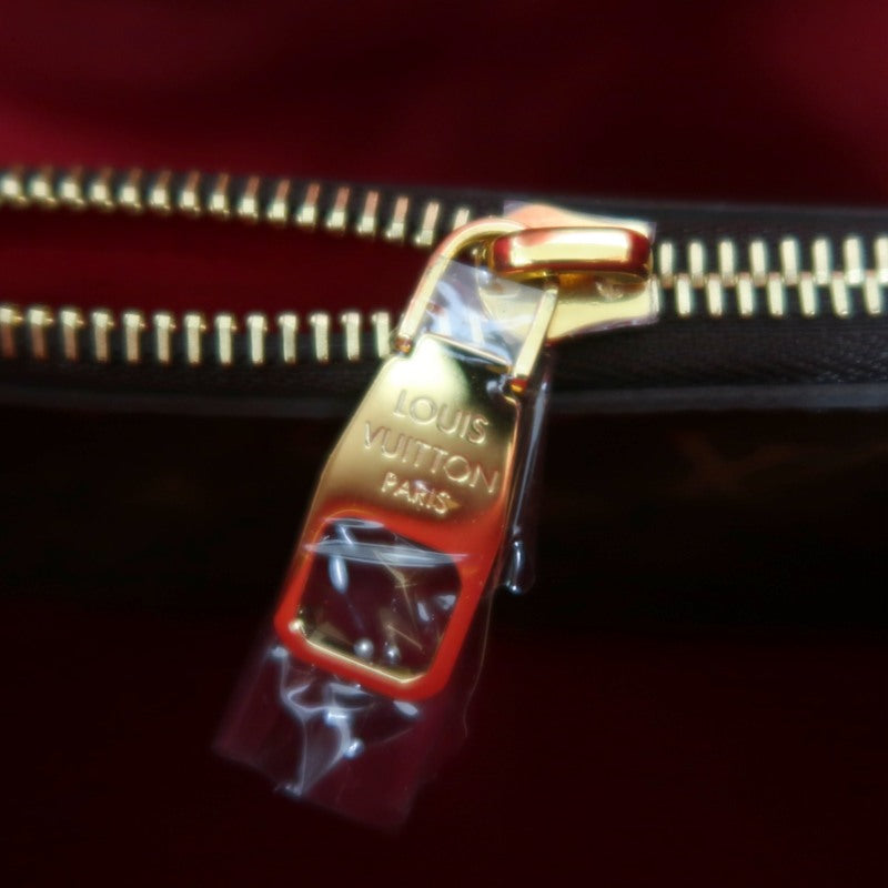 LOUIS VUITTON NeoNoé Monogram PVC Drawstring Bucket Shoulder Bag Brown Red