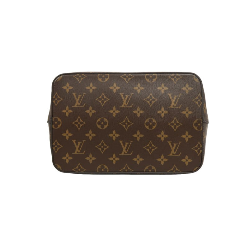 LOUIS VUITTON NeoNoé Monogram PVC Drawstring Bucket Shoulder Bag Brown Red