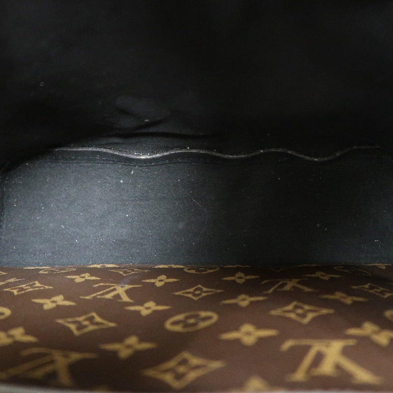 LOUIS VUITTON NeoNoe Monogram PVC Drawstring Bucket Shoulder Bag Brown Black