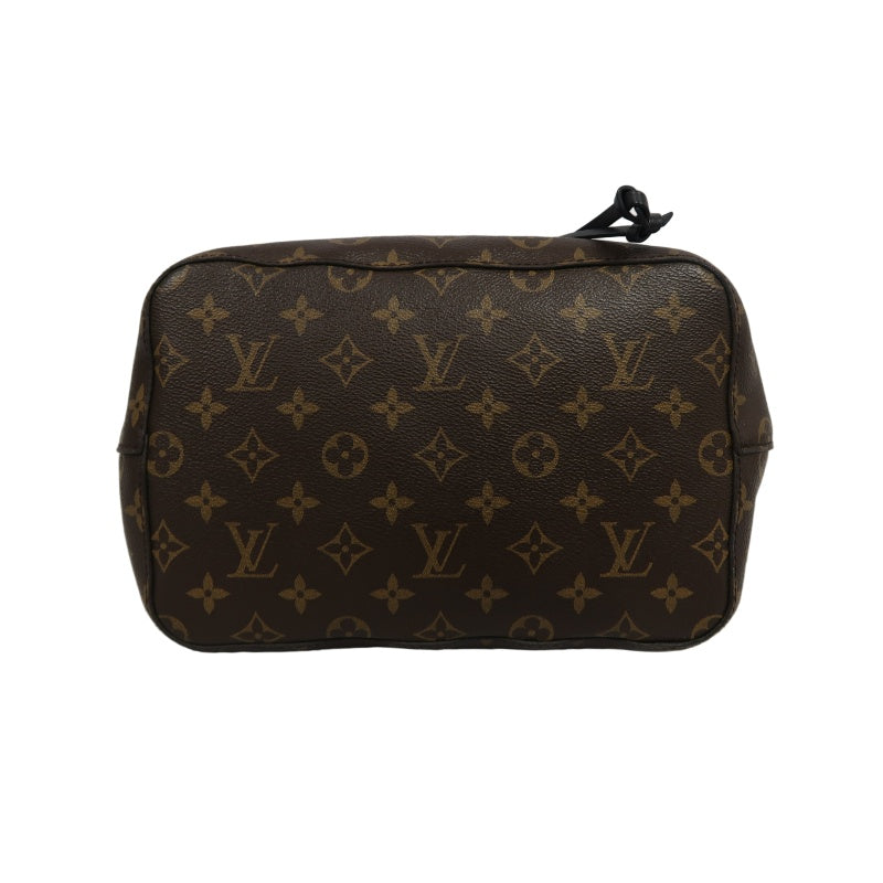LOUIS VUITTON NeoNoe Monogram PVC Drawstring Bucket Shoulder Bag Brown Black