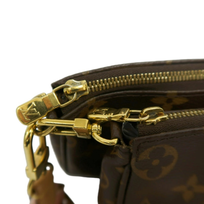 LOUIS VUITTON Multi Pochette Accessoires Monogram PVC Shoulder Bag Brown