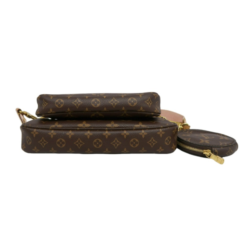 LOUIS VUITTON Multi Pochette Accessoires Monogram PVC Shoulder Bag Brown