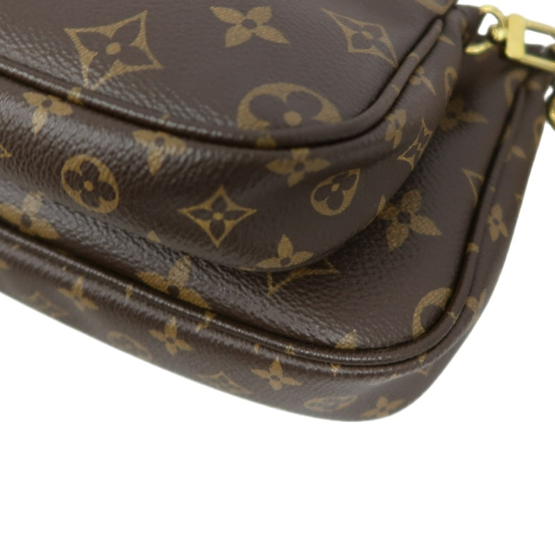 LOUIS VUITTON Multi Pochette Accessoires Monogram PVC Shoulder Bag Brown