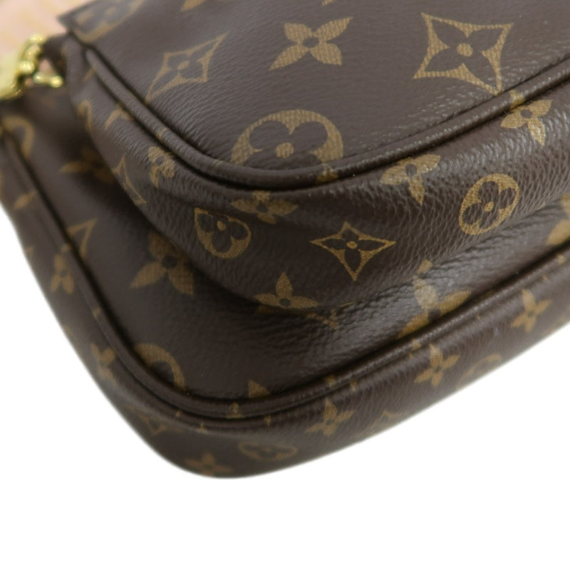 LOUIS VUITTON Multi Pochette Accessoires Monogram PVC Shoulder Bag Brown