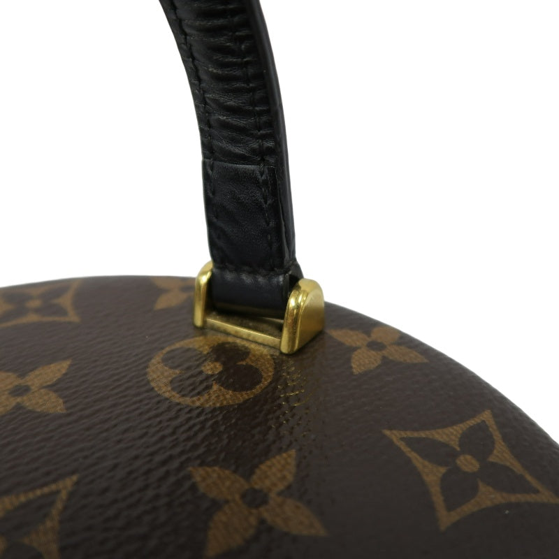 LOUIS VUITTON Cannes Reverse Monogram PVC Handbag Brown with Shoulder Strap