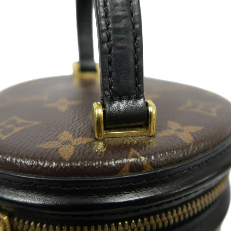 LOUIS VUITTON Cannes Reverse Monogram PVC Handbag Brown with Shoulder Strap