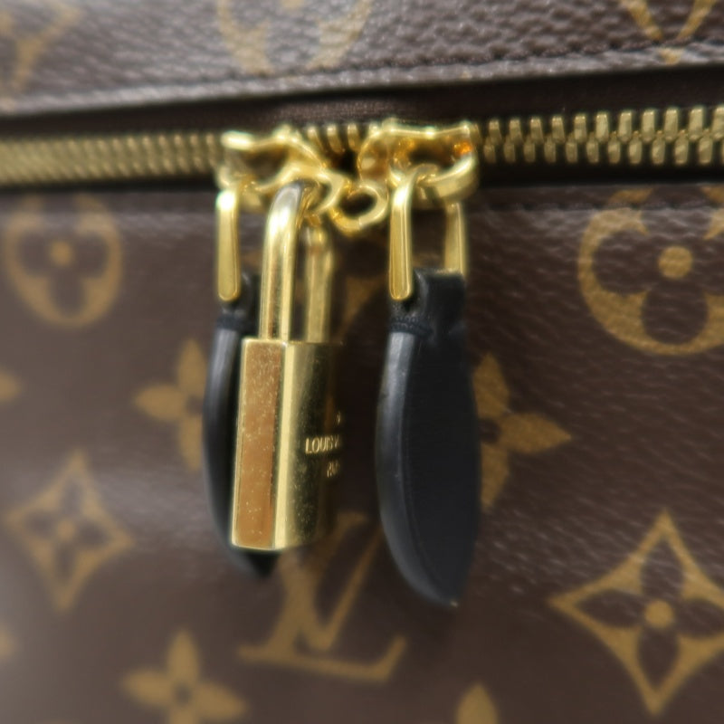 LOUIS VUITTON Vanity Reverse Monogram PVC Handbag Brown with Shoulder Strap