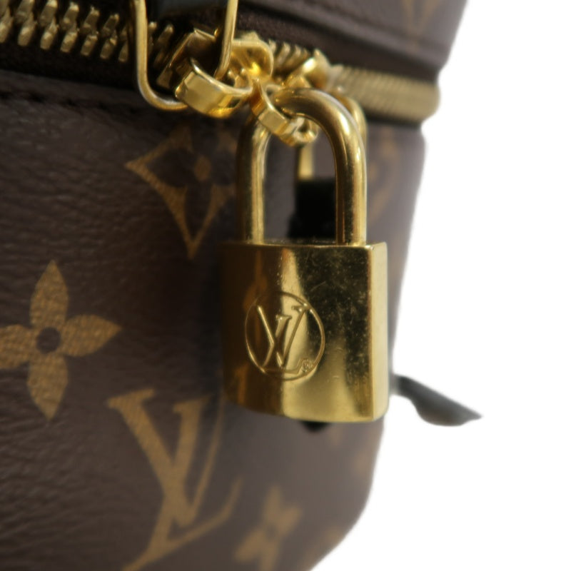 LOUIS VUITTON Vanity Reverse Monogram PVC Handbag Brown with Shoulder Strap