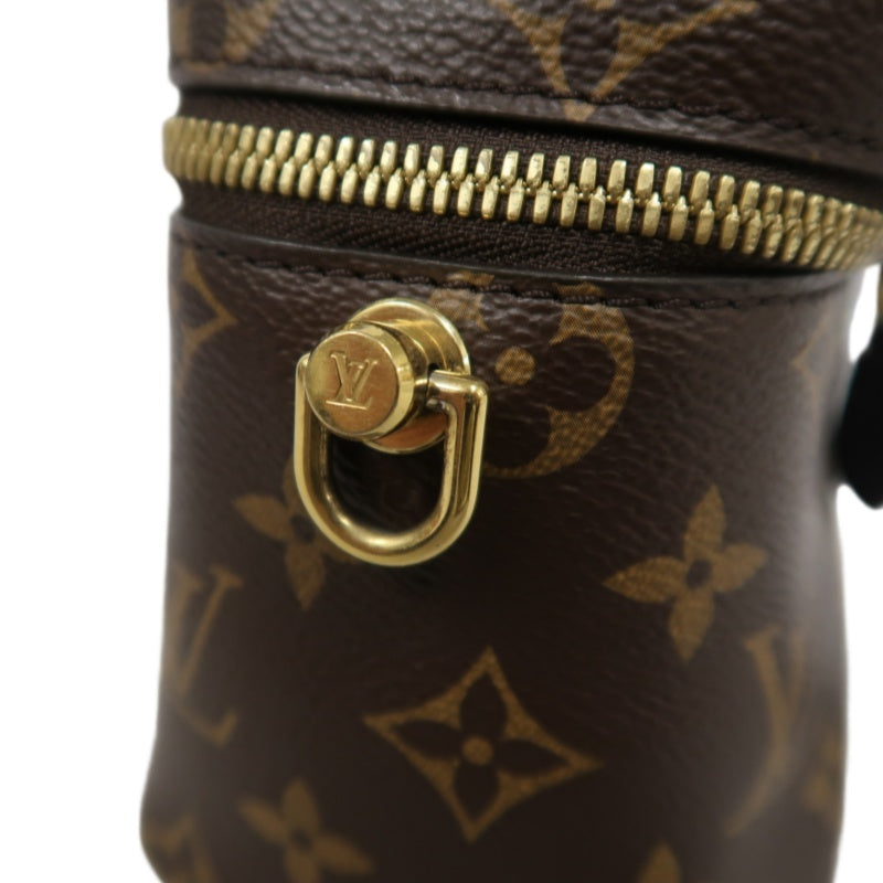 LOUIS VUITTON Vanity Reverse Monogram PVC Handbag Brown with Shoulder Strap