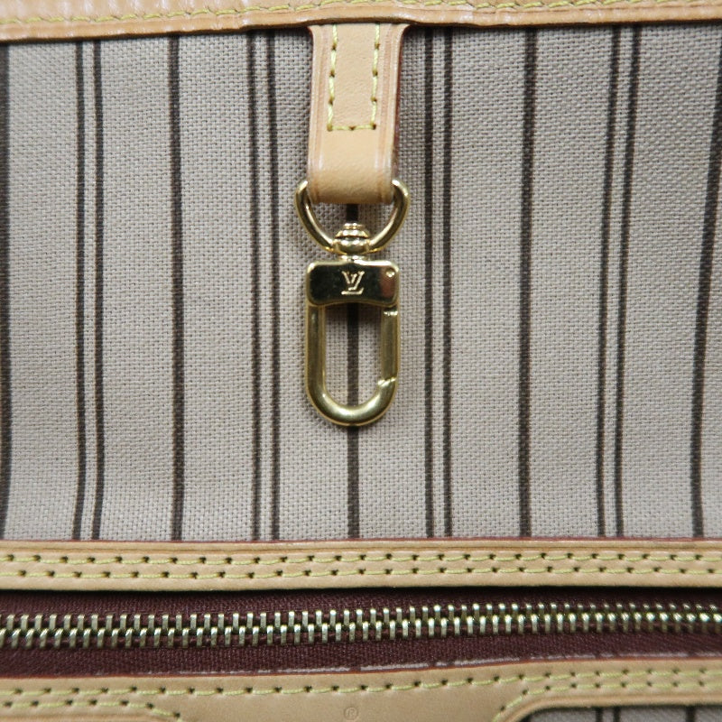 LOUIS VUITTON Neverfull Monogram PVC Tote Bag Brown with Pouch