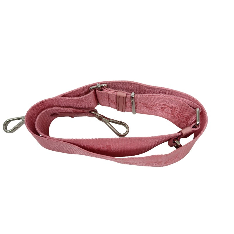 PRADA Nylon Shoulder Bag Pink with Pouch Silver-Tone Hardware