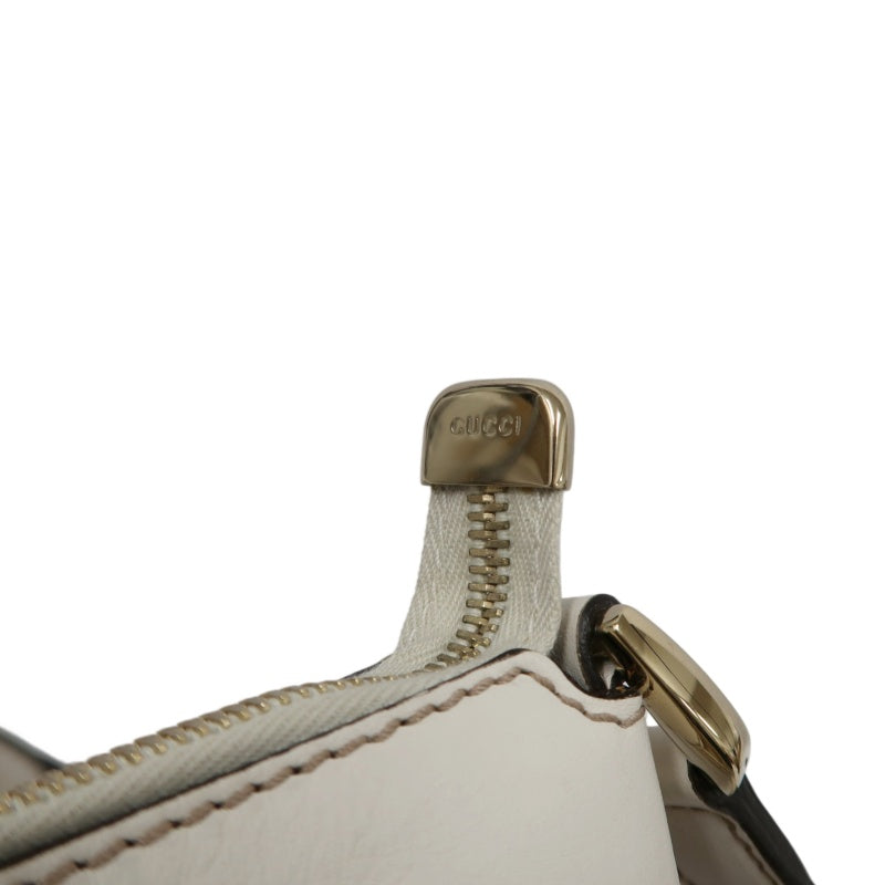 GUCCI GG Canvas Shoulder Bag Brown
