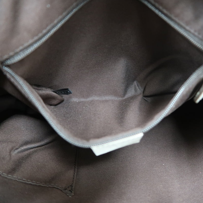 GUCCI GG Canvas Shoulder Bag Brown