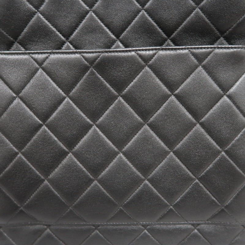 CHANEL Medallion Tote Caviar Leather Tote Bag Black