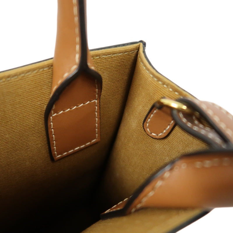 CELINE Triomphe Canvas Handbag Brown with Shoulder Strap