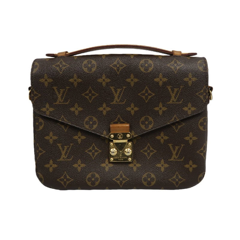LOUIS VUITTON Métis Monogram PVC Handbag Brown with Shoulder Strap