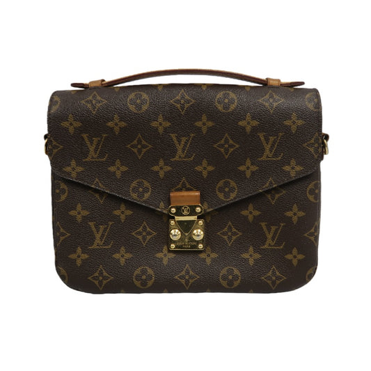 LOUIS VUITTON Métis Monogram PVC Handbag Brown with Shoulder Strap