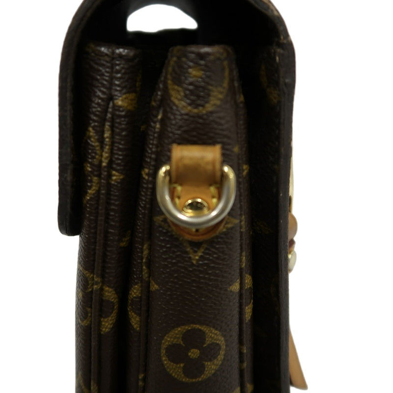LOUIS VUITTON Métis Monogram PVC Handbag Brown with Shoulder Strap