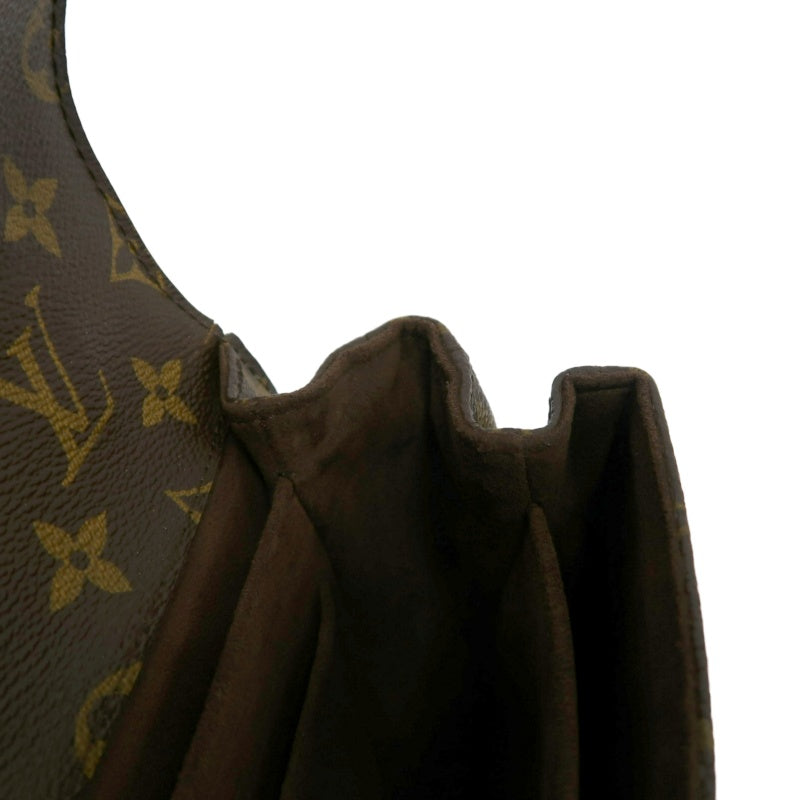 LOUIS VUITTON Métis Monogram PVC Handbag Brown with Shoulder Strap