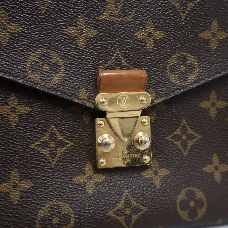 LOUIS VUITTON Métis Monogram PVC Handbag Brown with Shoulder Strap