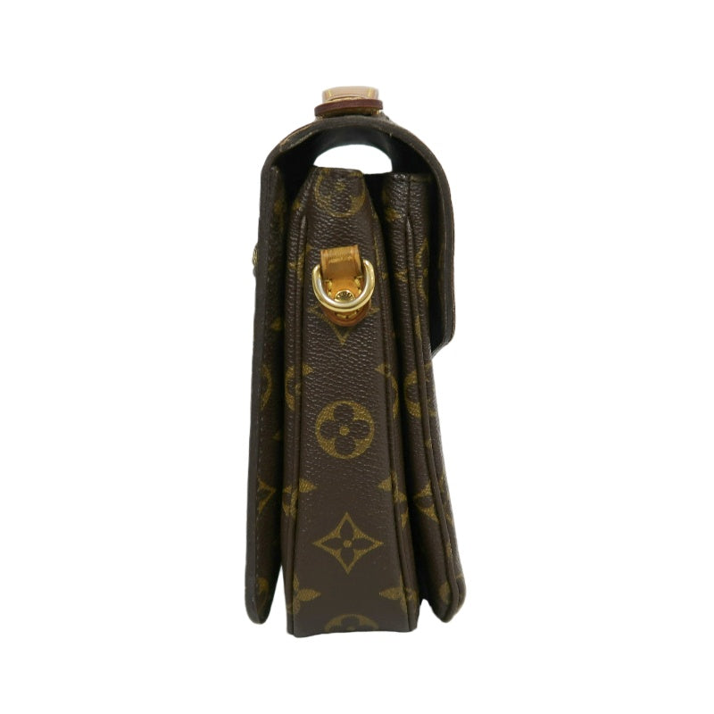 LOUIS VUITTON Métis Monogram PVC Handbag Brown with Shoulder Strap