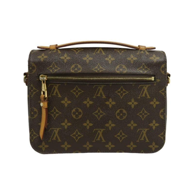 LOUIS VUITTON Métis Monogram PVC Handbag Brown with Shoulder Strap