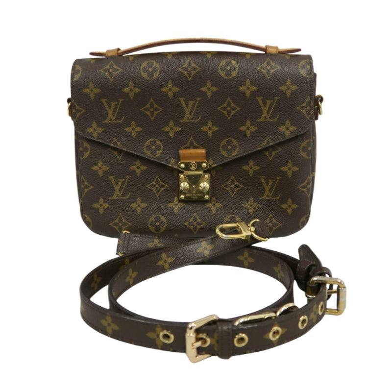 LOUIS VUITTON Métis Monogram PVC Handbag Brown with Shoulder Strap