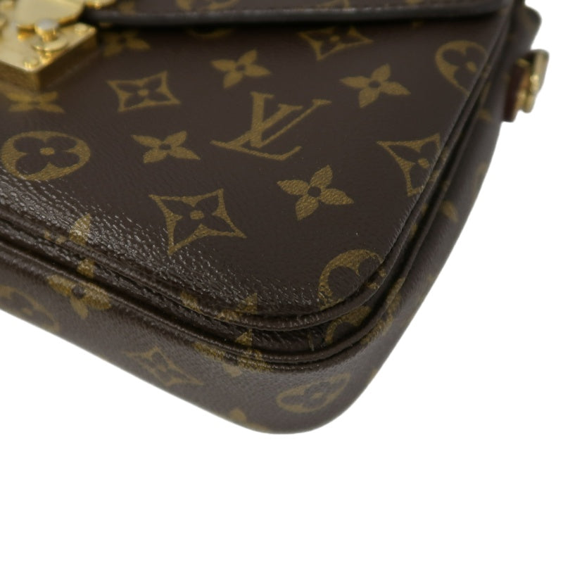 LOUIS VUITTON Métis Monogram PVC Handbag Brown with Shoulder Strap