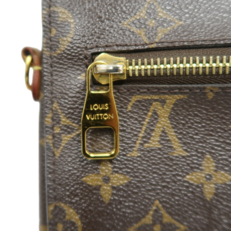 LOUIS VUITTON Métis Monogram PVC Handbag Brown with Shoulder Strap