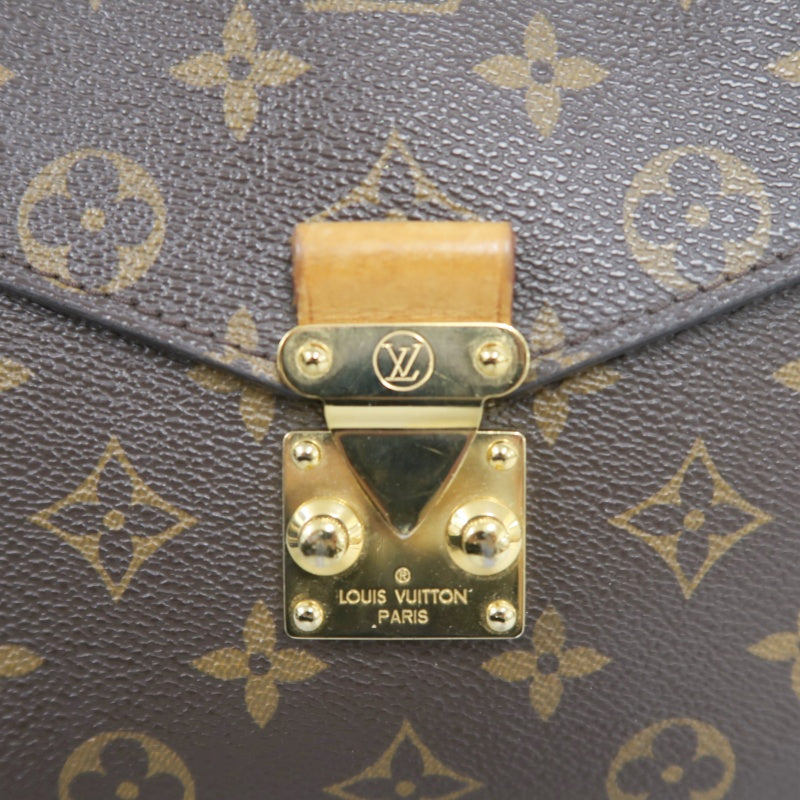 LOUIS VUITTON Métis Monogram PVC Handbag Brown with Shoulder Strap