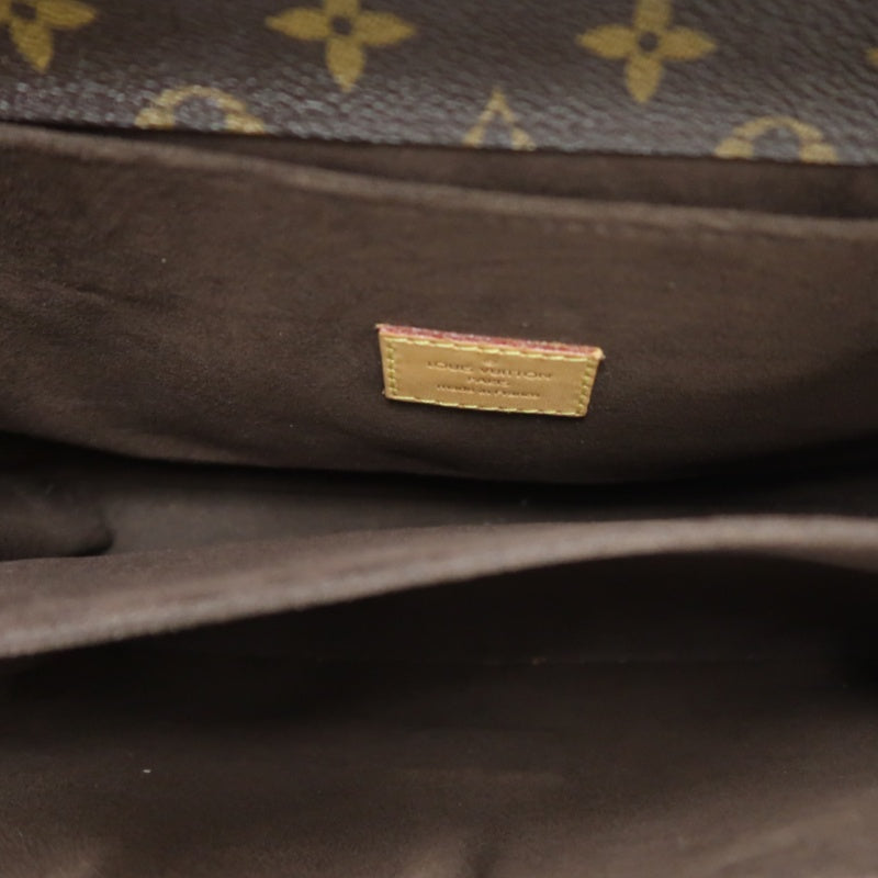 LOUIS VUITTON Métis Monogram PVC Handbag Brown with Shoulder Strap