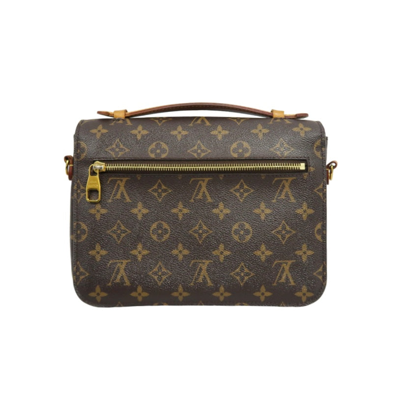 LOUIS VUITTON Métis Monogram PVC Handbag Brown with Shoulder Strap