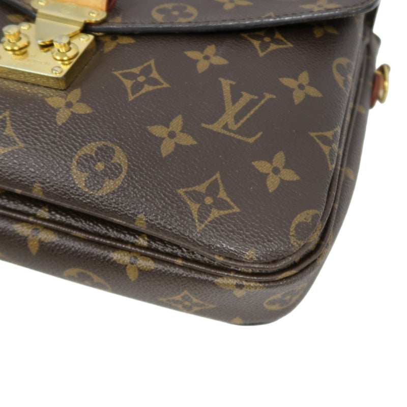 LOUIS VUITTON Métis Monogram PVC Handbag Brown with Shoulder Strap