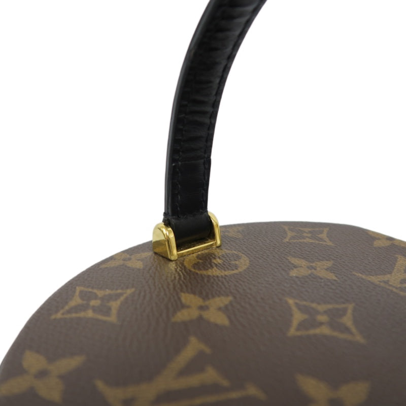 LOUIS VUITTON Cannes Reverse Monogram PVC Handbag Brown with Shoulder Strap