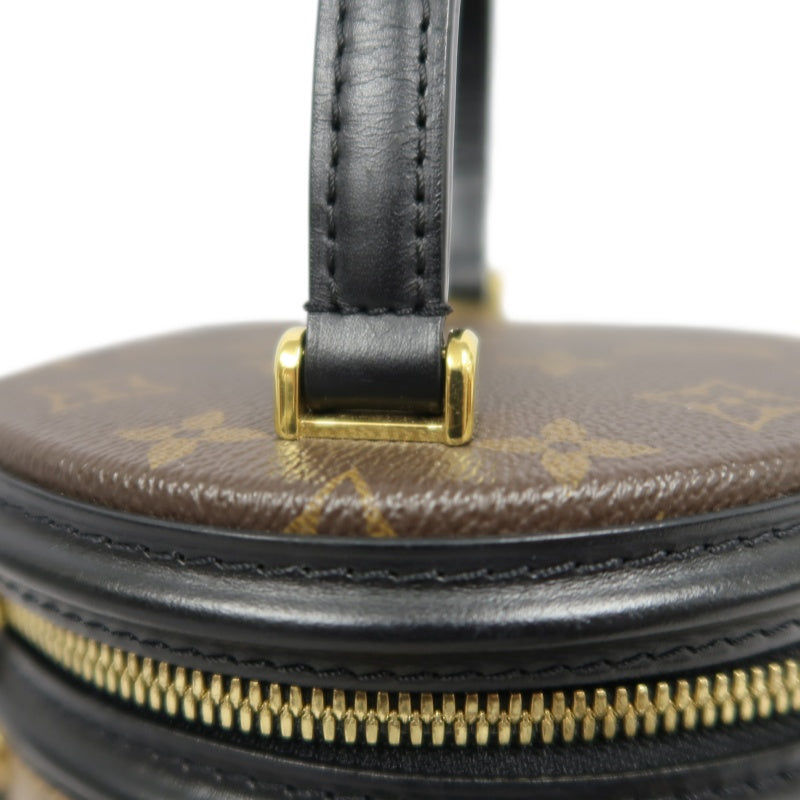 LOUIS VUITTON Cannes Reverse Monogram PVC Handbag Brown with Shoulder Strap