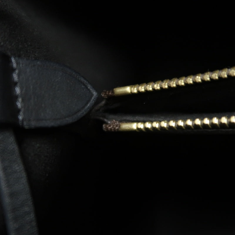 LOUIS VUITTON NeoNoe Monogram PVC Drawstring Bucket Shoulder Bag Brown/Black Gold-Tone Hardware