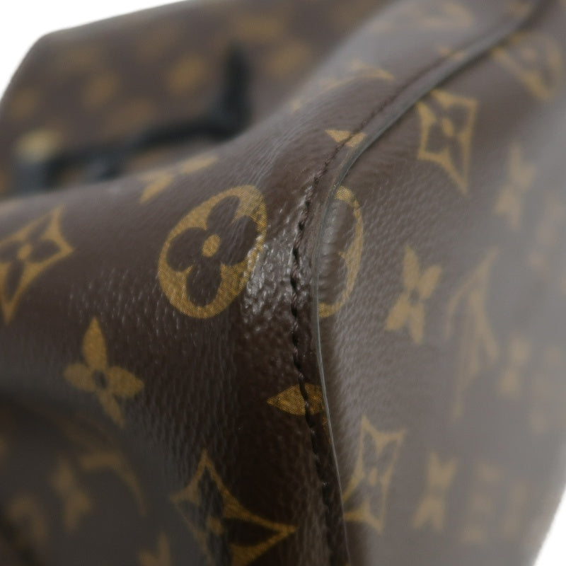 LOUIS VUITTON NeoNoe Monogram PVC Drawstring Bucket Shoulder Bag Brown/Black Gold-Tone Hardware