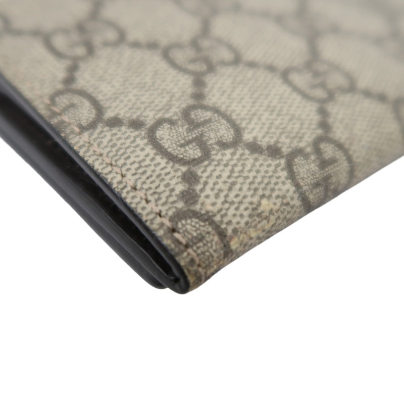 GUCCI GG Supreme GG Canvas Long Wallet Brown
