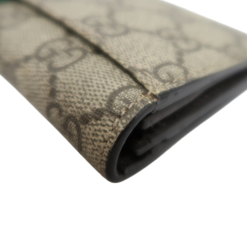 GUCCI GG Supreme GG Canvas Long Wallet Brown