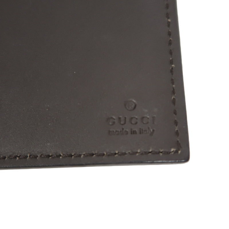 GUCCI GG Supreme GG Canvas Long Wallet Brown