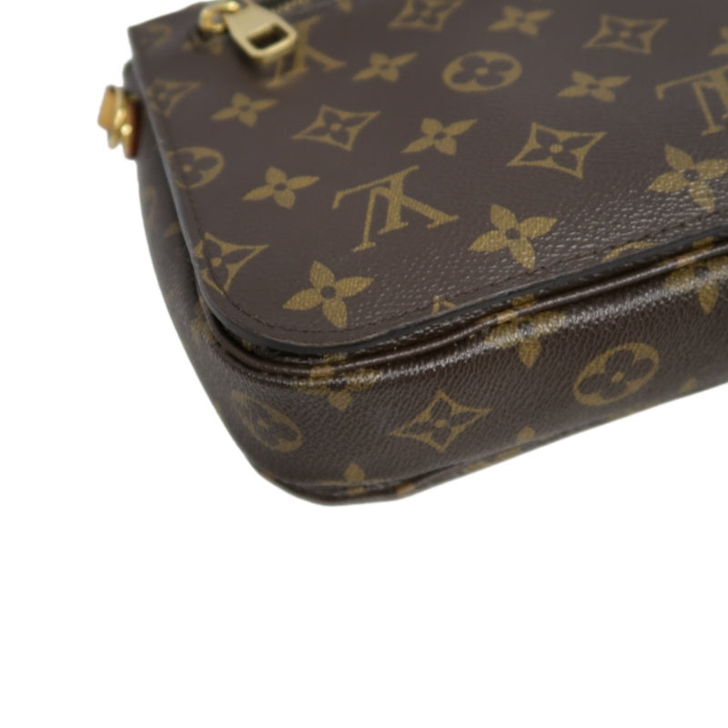 LOUIS VUITTON Métis Monogram PVC Handbag Brown with Shoulder Strap