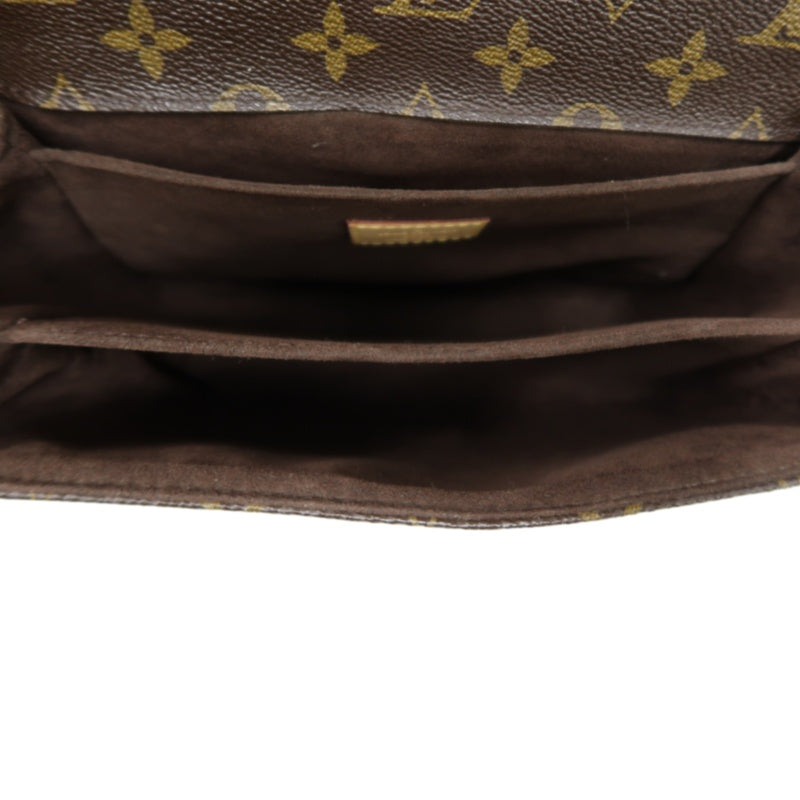 LOUIS VUITTON Métis Monogram PVC Handbag Brown with Shoulder Strap