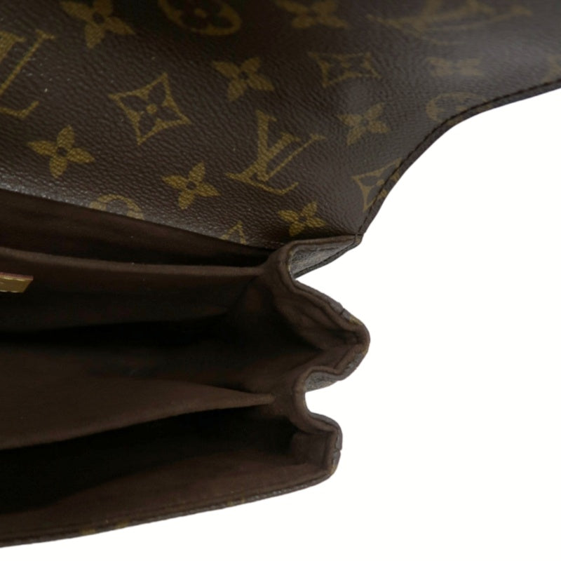 LOUIS VUITTON Métis Monogram PVC Handbag Brown with Shoulder Strap