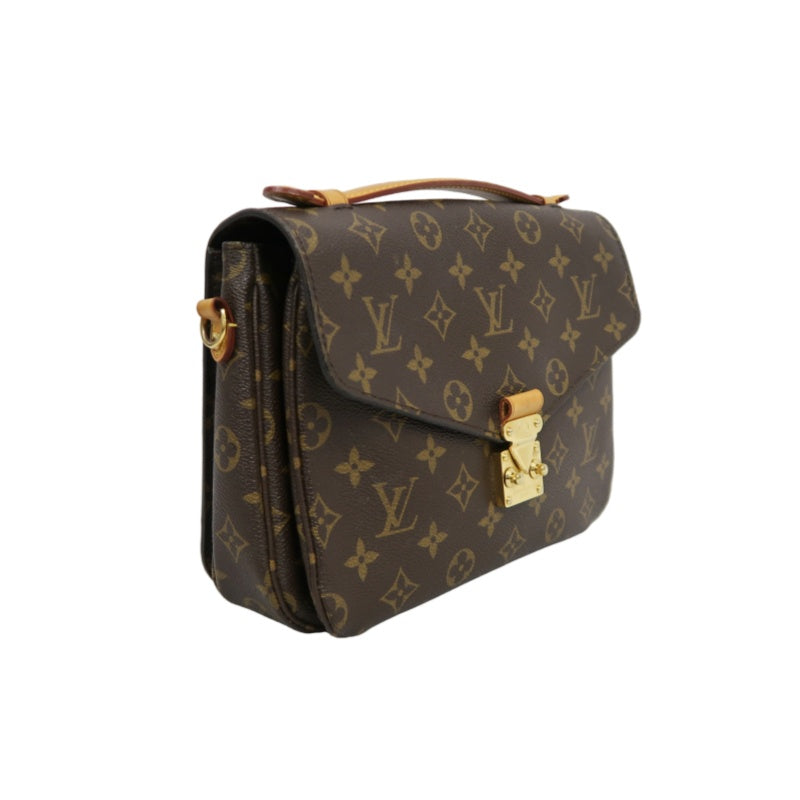 LOUIS VUITTON Métis Monogram PVC Handbag Brown with Shoulder Strap