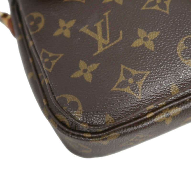 LOUIS VUITTON Métis Monogram PVC Handbag Brown with Shoulder Strap