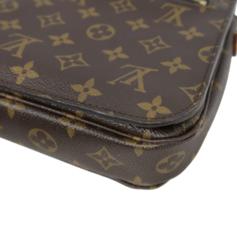 LOUIS VUITTON Métis Monogram PVC Handbag Brown with Shoulder Strap