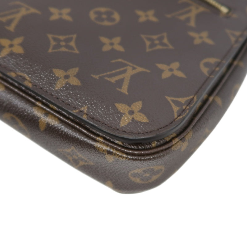 LOUIS VUITTON Métis Monogram PVC Handbag Brown with Shoulder Strap